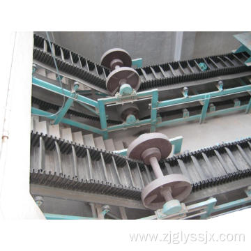 Inclined/Large angle belt conveyor with many bearings